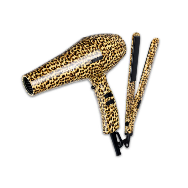 Kit Secador + Planchita Animal Print Duga D5002