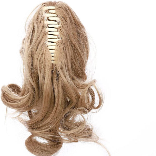 Extensión Térmica Cola Ponytail Con Broche Ondulada 75cm - Imagen 3