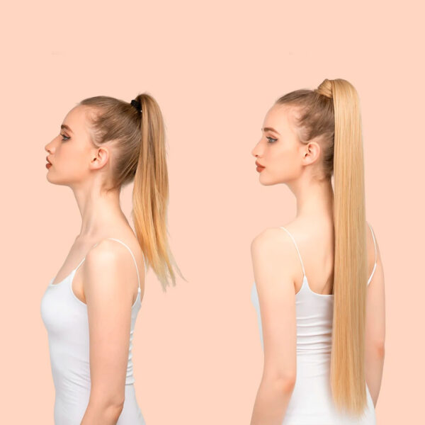 Extensión Térmica Cola Ponytail Con Lazo Lacia 80Cm - Imagen 4