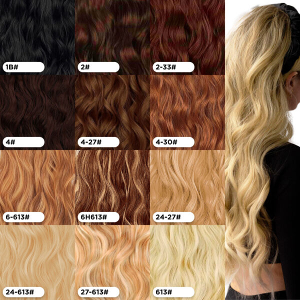 Cortina Extensión Ondas Hilo Invisible 65CM - Imagen 5