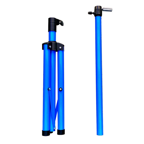 Trípode Soporte Para Cabezas De Practica Azul - Imagen 2