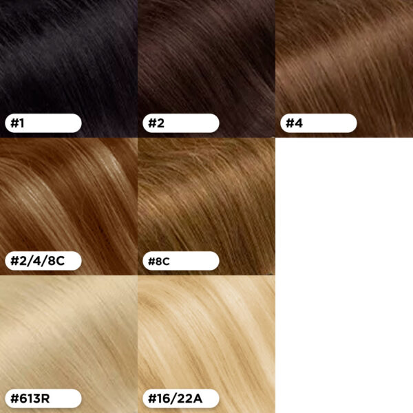 Set Extensiones Cortinas 7 Piezas Cabello 100% Natural 60Cm - Imagen 4