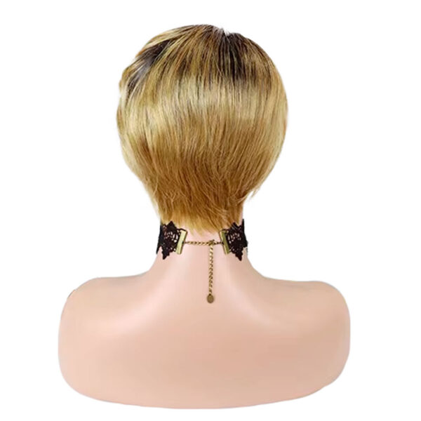 Peluca Lace Front 100% Natural Pixie Wig Lacia - Imagen 5