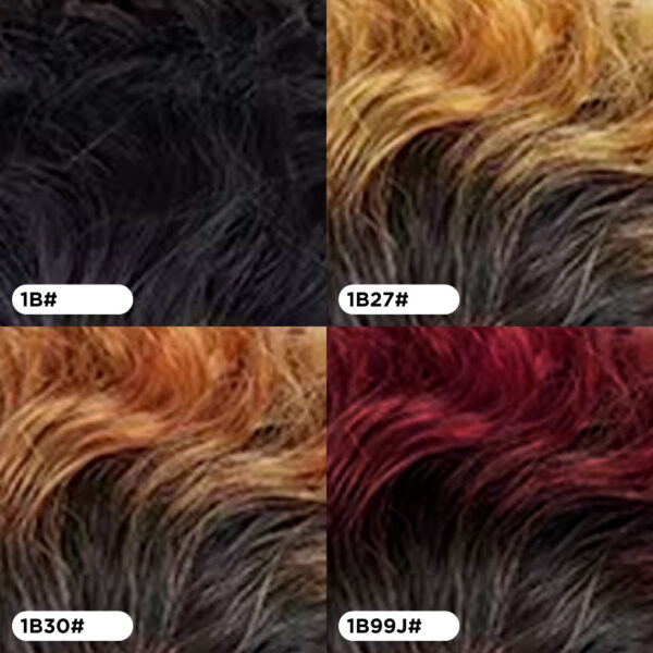 Peluca Lace Front 100% Natural Pixie Wig Rizada - Imagen 6