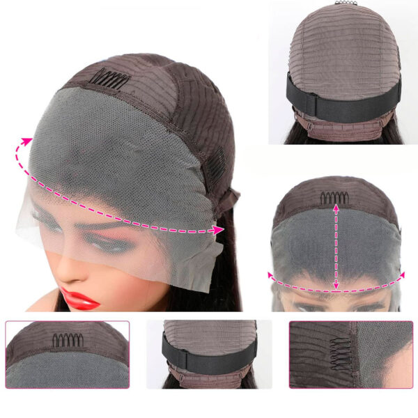 Peluca Lace Front 100% Natural Pixie Wig Rizada - Imagen 7