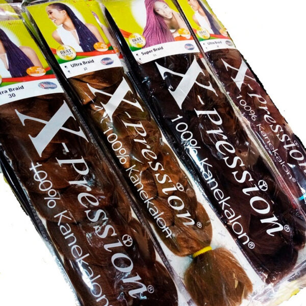 Kanekalon Combinado Para Trenzas Caribeñas, Africanas X-Pression - Imagen 4
