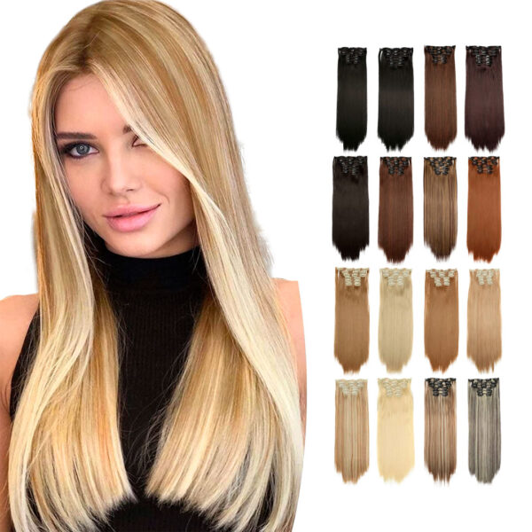 Set Extensiones Cortinas 6 Piezas Simil Natural Lacio 60cm