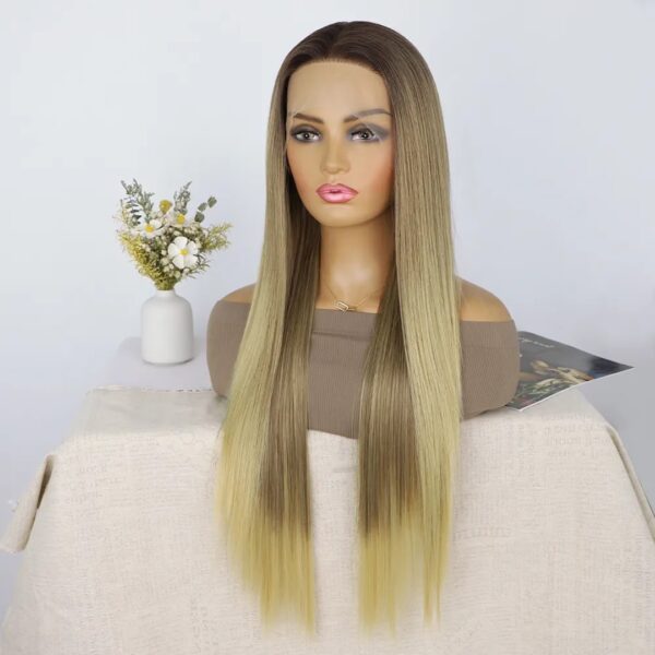 Peluca Full Lace Front Termica Larga Lacia Art. LS2604-R4-T24-8 - Imagen 2