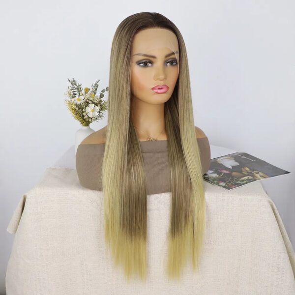 Peluca Full Lace Front Termica Larga Lacia Art. LS2604-R4-T24-8 - Imagen 3