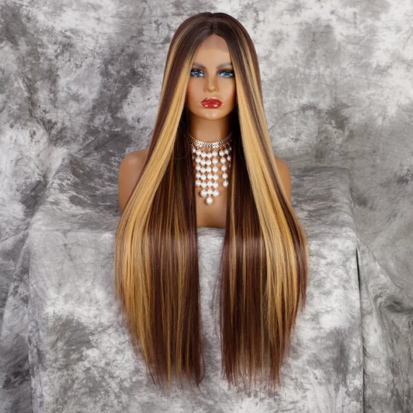 Peluca Lace Front Termica Larga Lacia Art. NYL2358-R4-33-144