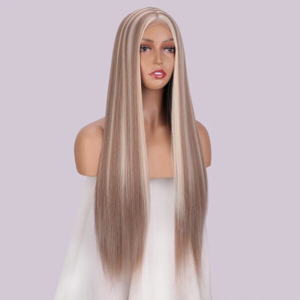Peluca Lace Front Termica Larga Lacia Art. NYL2358-P612-60 - Imagen 2