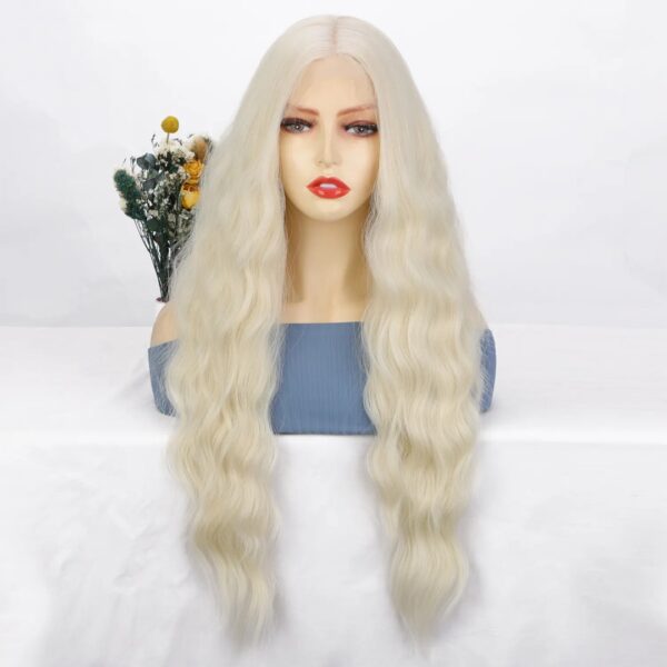 Peluca Full Lace Front Termica Larga Ondulada Art. RLL60124-613