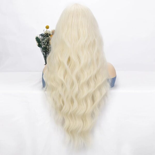 Peluca Full Lace Front Termica Larga Ondulada Art. RLL60124-613 - Imagen 4