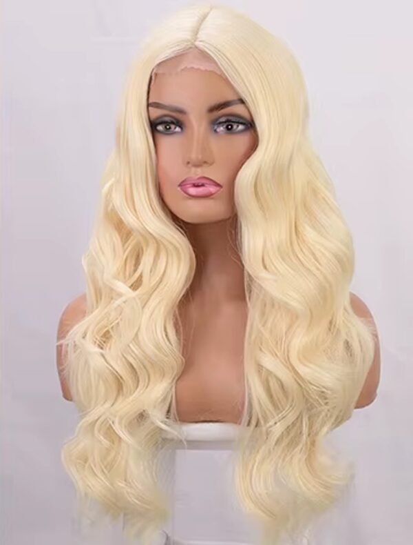 Peluca Lace Front Termica Larga Ondulada Art. NYL2446-613
