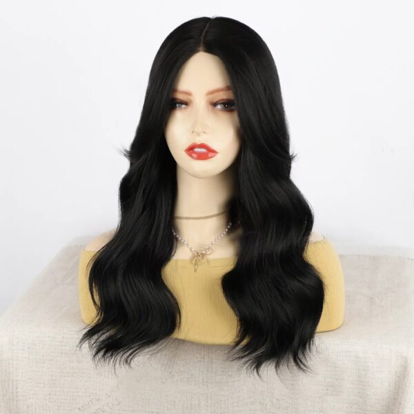 Peluca Lace Front Termica Larga Ondulada Art. NYL2656-1B - Imagen 3