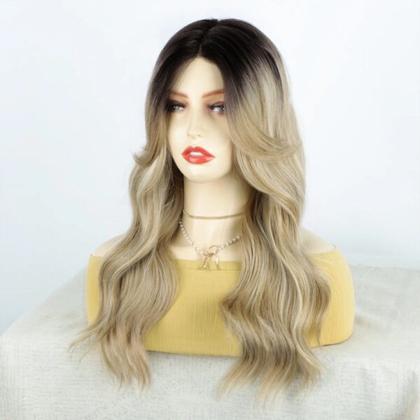 Peluca Lace Front Termica Larga Ondulada Art. NYL2656-R4-18-60 - Imagen 2