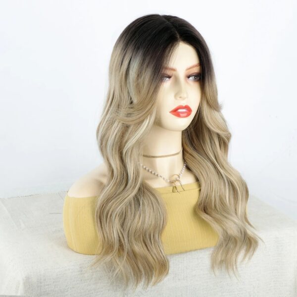 Peluca Lace Front Termica Larga Ondulada Art. NYL2656-R4-18-60 - Imagen 3
