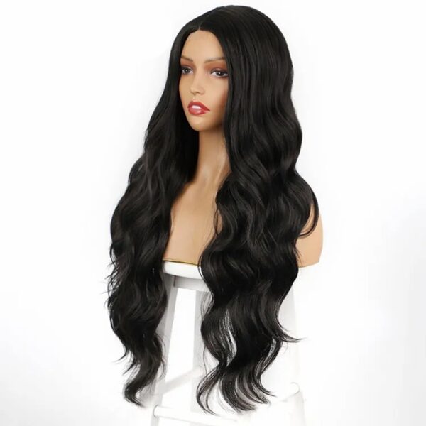 Peluca Lace Front Termica Larga Ondulada Art. NYL2367-1B - Imagen 2