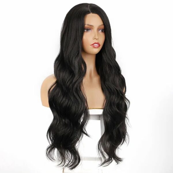 Peluca Lace Front Termica Larga Ondulada Art. NYL2367-1B - Imagen 3