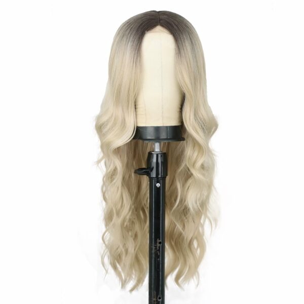 Peluca Lace Front Termica Larga Ondulada Art. NYL2367-R6-60-18