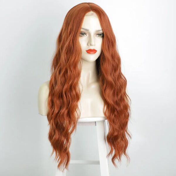 Peluca Lace Front Termica Larga Ondulada Art. W10230-350
