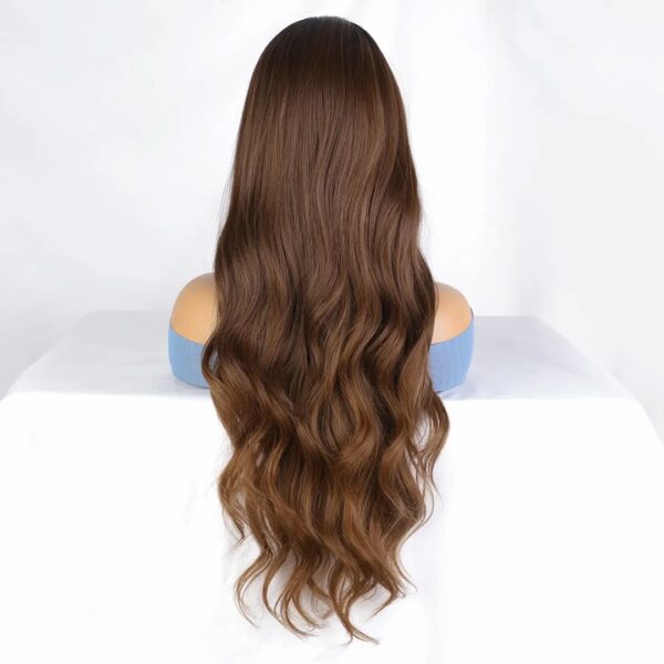 Peluca Lace Front Termica Larga Ondulada Art. NYL2532-R2-12-30 - Imagen 4