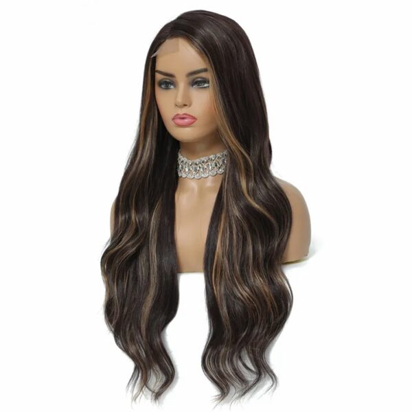 Peluca Lace Front Termica Larga Ondulada Art. NYL2532-R4-4-153 - Imagen 2