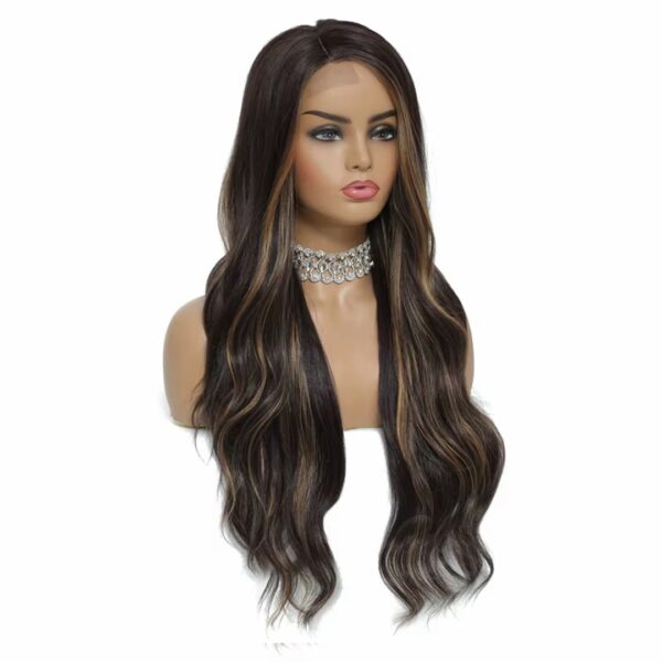Peluca Lace Front Termica Larga Ondulada Art. NYL2532-R4-4-153 - Imagen 3