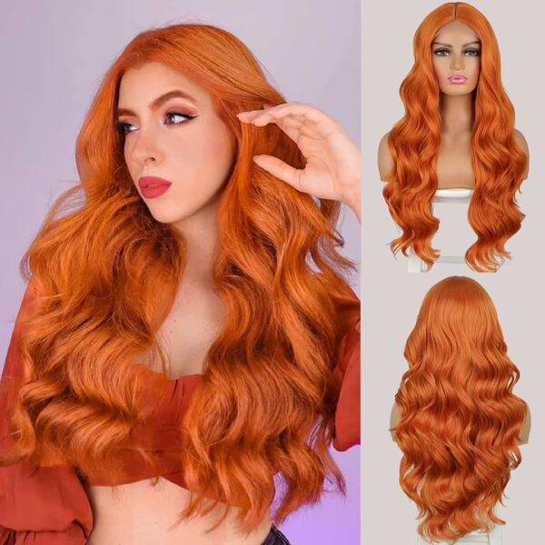 Peluca Lace Front Termica Larga Ondulada Art. NYL2446-2735 - Imagen 3