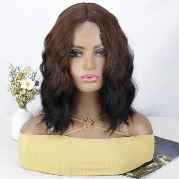 Peluca Lace Front Termica Mediana Ondulada Art. CX95G-RLT1B-33B