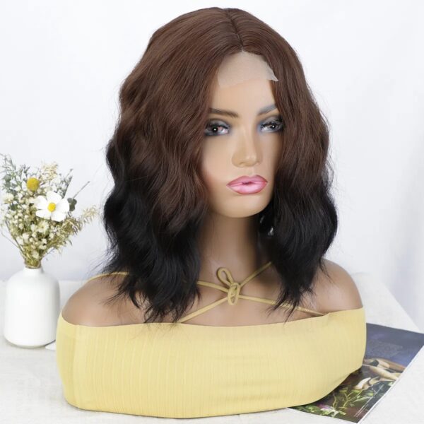 Peluca Lace Front Termica Mediana Ondulada Art. CX95G-RLT1B-33B - Imagen 2