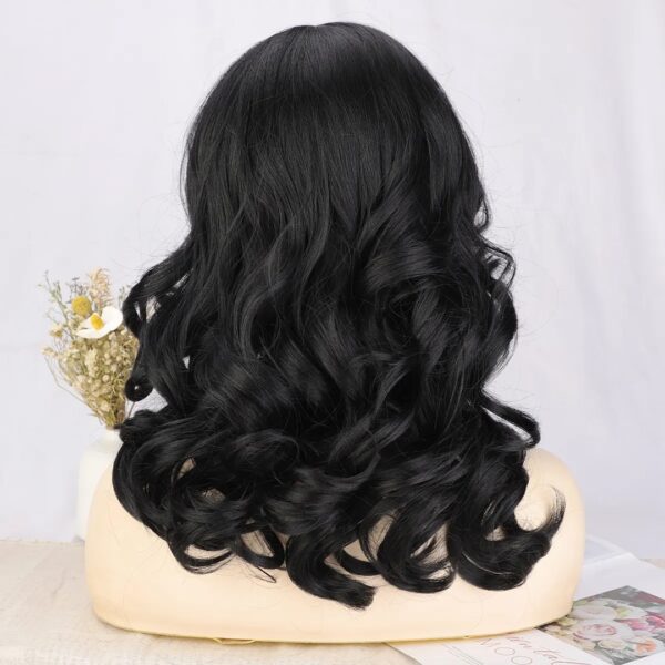 Peluca Lace Front Termica Mediana Ondulada Art. NYL2670-1B - Imagen 4