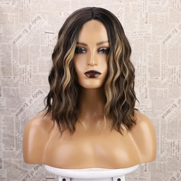 Peluca Lace Front Termica Mediana Ondulada Art. NYS803-R2626