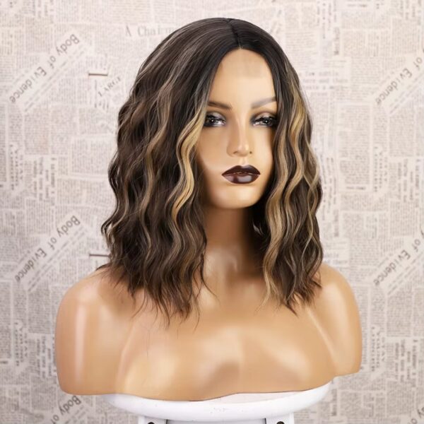 Peluca Lace Front Termica Mediana Ondulada Art. NYS803-R2626 - Imagen 3