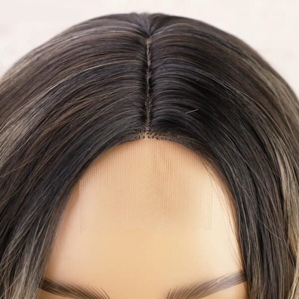 Peluca Lace Front Termica Mediana Ondulada Art. NYS803-R2626 - Imagen 5
