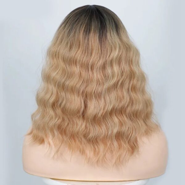 Peluca Lace Front Termica Mediana Ondulada Art. NYS803-R4-27-613 - Imagen 4
