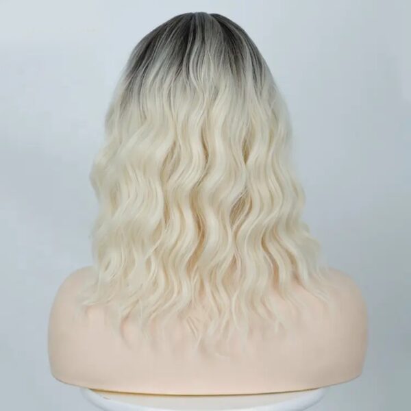 Peluca Lace Front Termica Mediana Ondulada Art. NYS803-R4-60-613 - Imagen 4