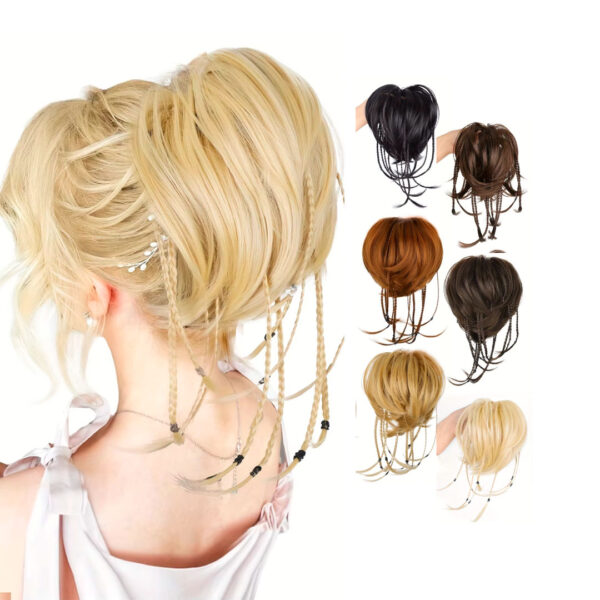 Rodete Postizo Térmico Para Peinados C/ Trenzas 23Cm