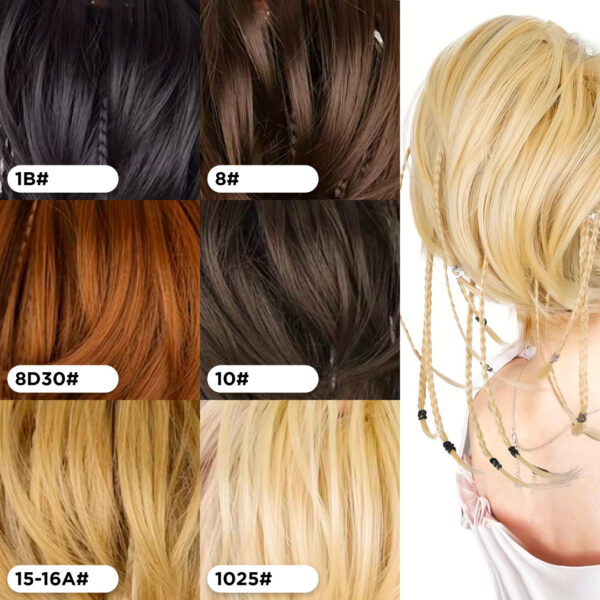 Rodete Postizo Térmico Para Peinados C/ Trenzas 23Cm - Imagen 2