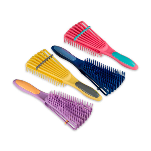 Cepillo Desenredante Anti Frizz Flexible Caracol Dompel - Imagen 2